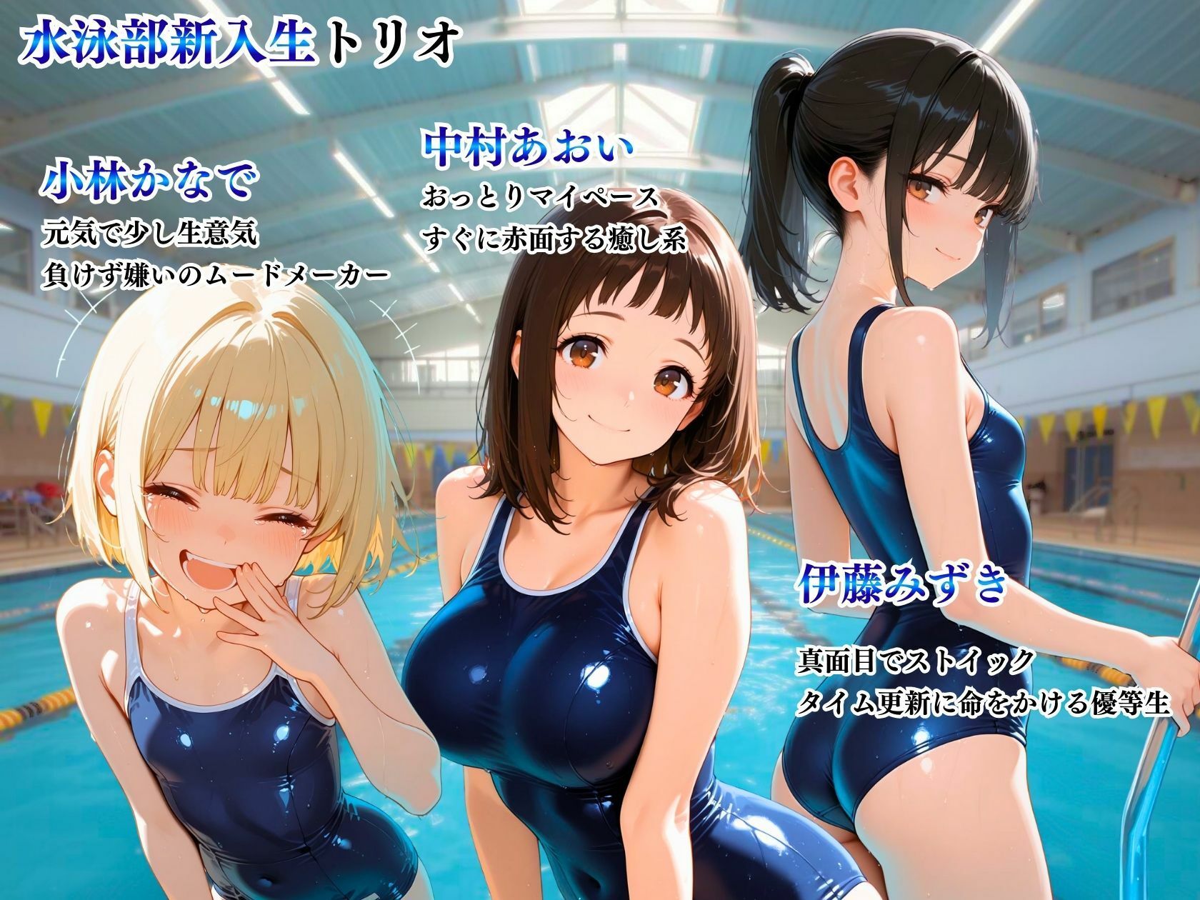 狙われた水泳部新入生トリオ大会出場の代償『優勝するためなら挿れてください…』 エロ漫画3