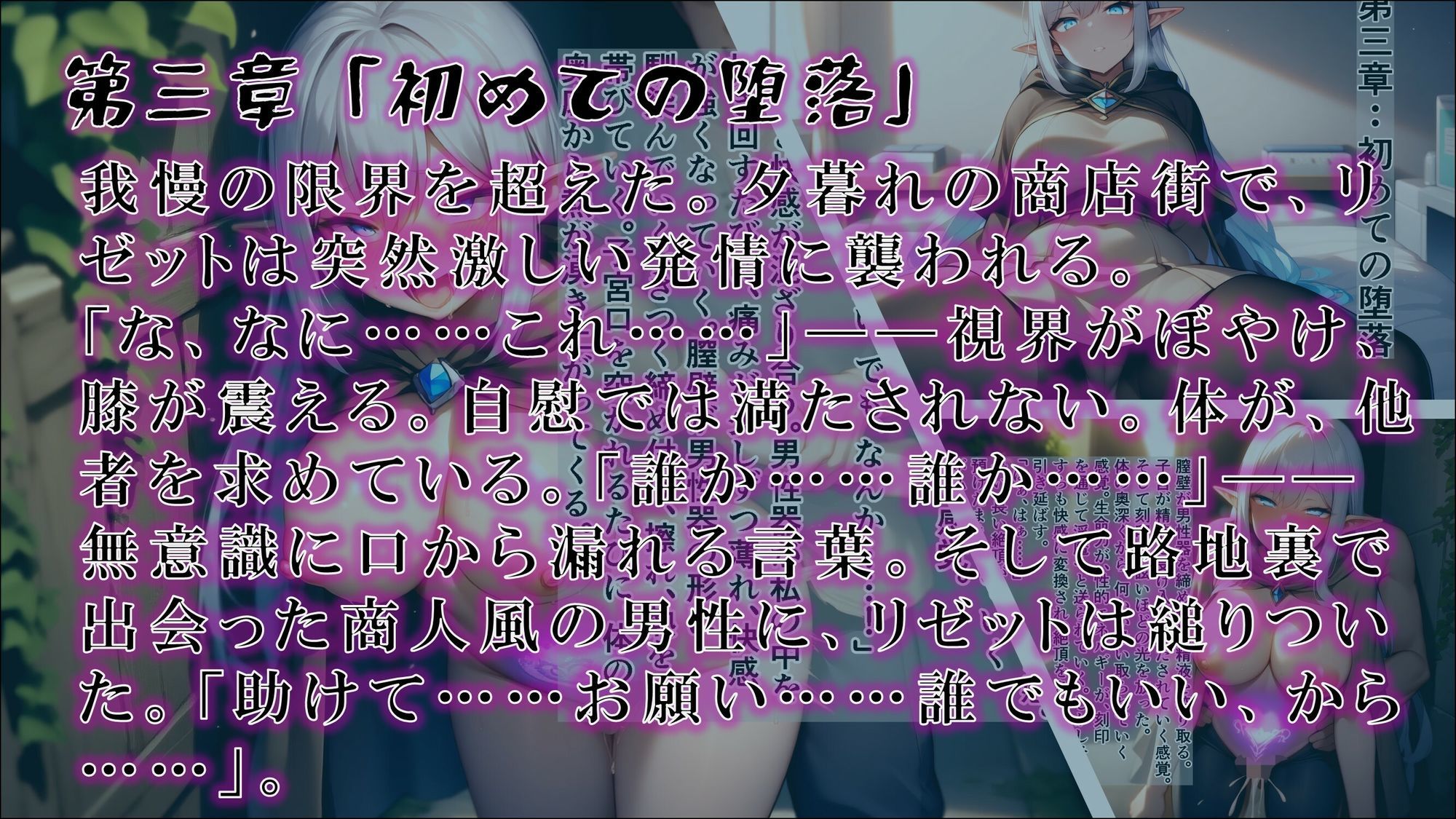 淫紋刻印〜禁欲のエルフ魔術師が快楽の虜になるまで〜 画像3