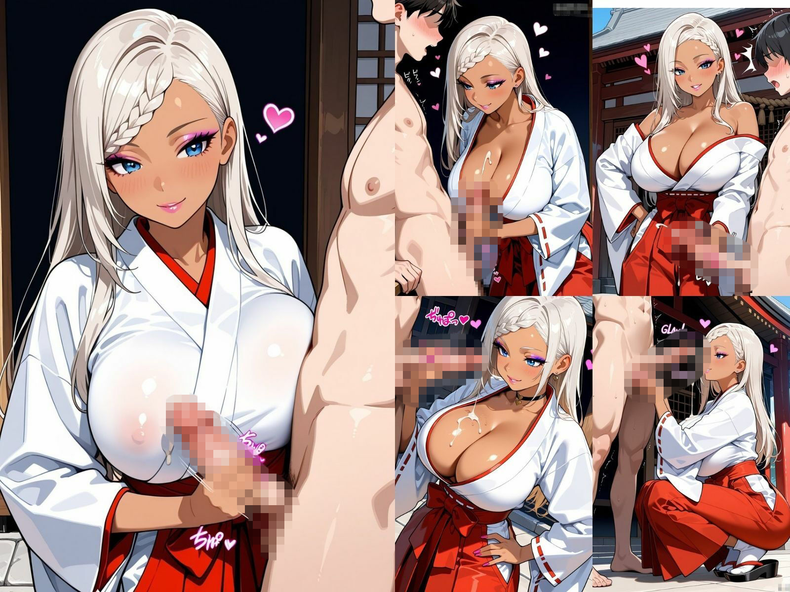 サンプル画像2:おちんぽヌキヌキ倶楽部 〜巫女ギャル編〜(性癖の館) [d_718924]