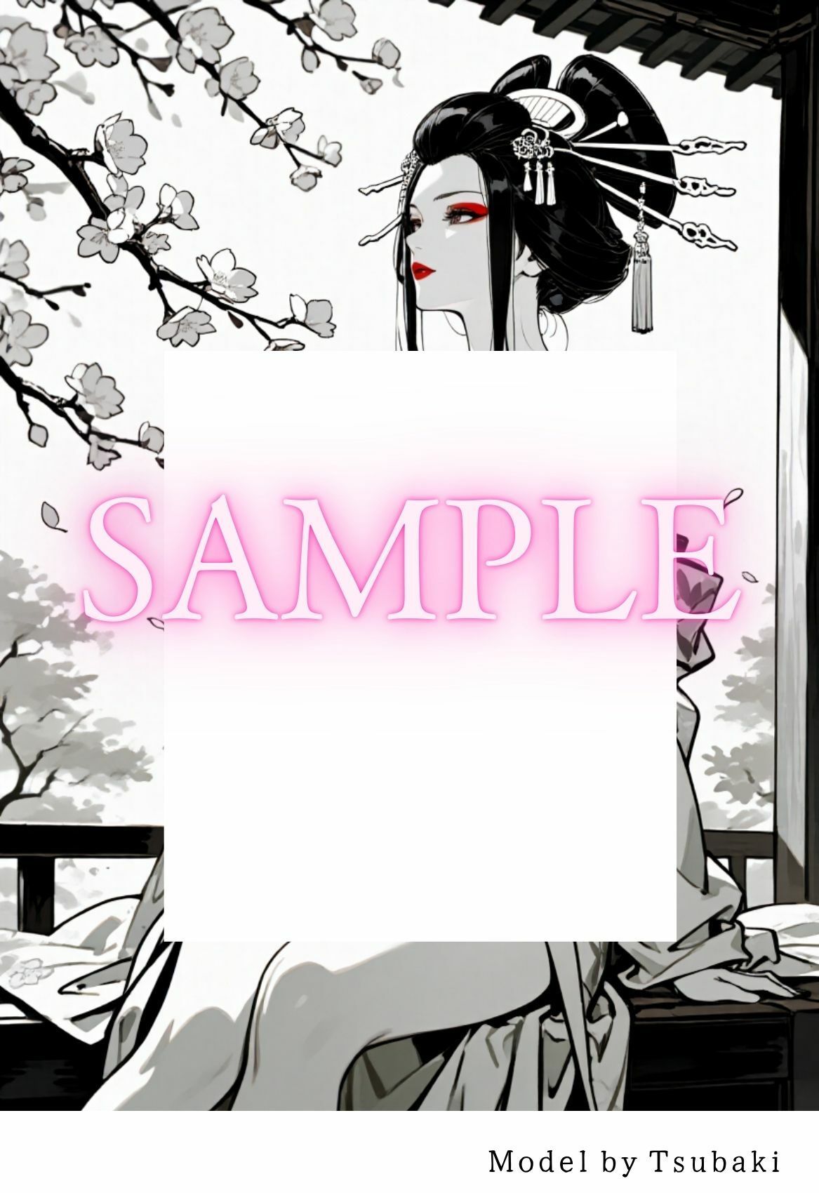 【R18版】花魁ぬり絵 1 画像5