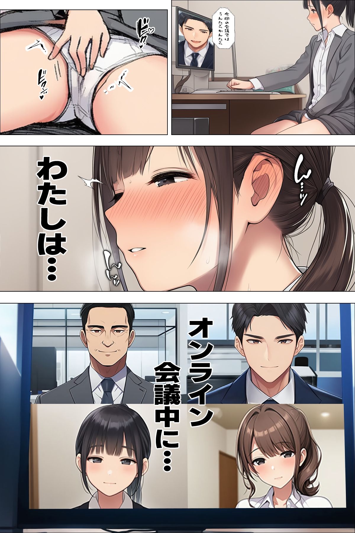 【漫画】私がオンライン会議中にオナニーしていた理由  ボイスコミック付 画像4