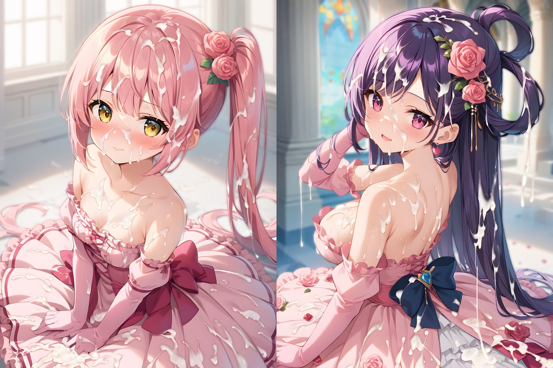 ドレスぶっかけCG集2 画像3