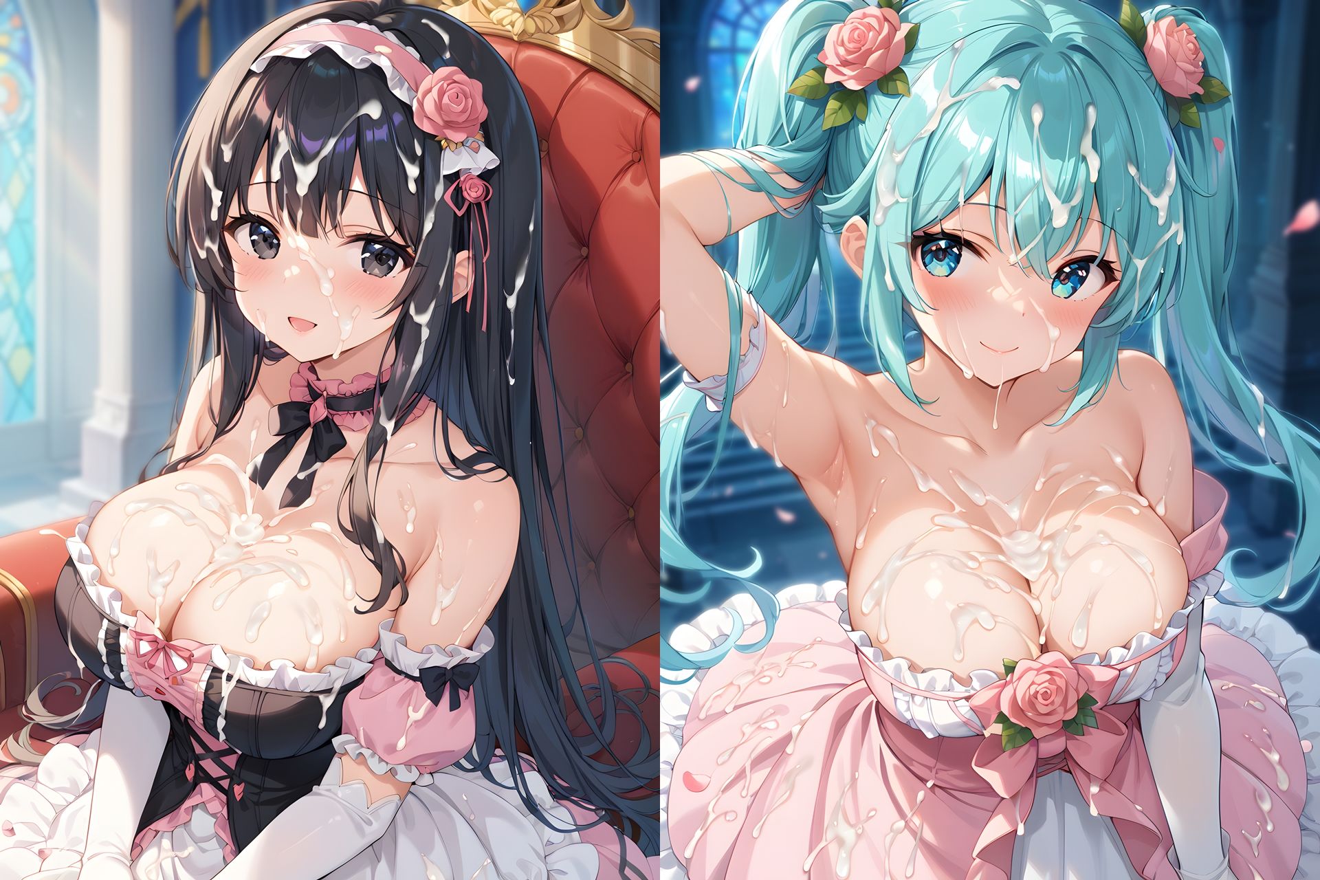 ドレスぶっかけCG集2 画像4