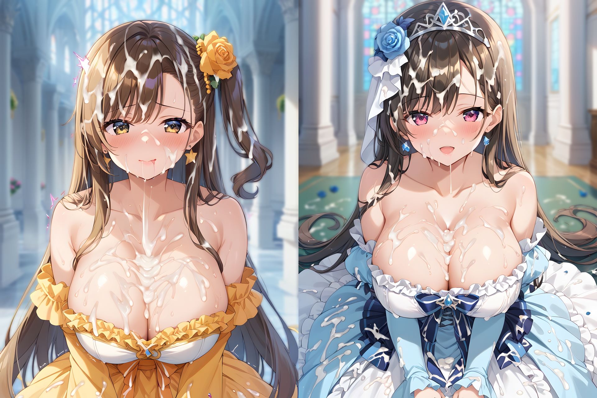 ドレスぶっかけCG集2 画像6