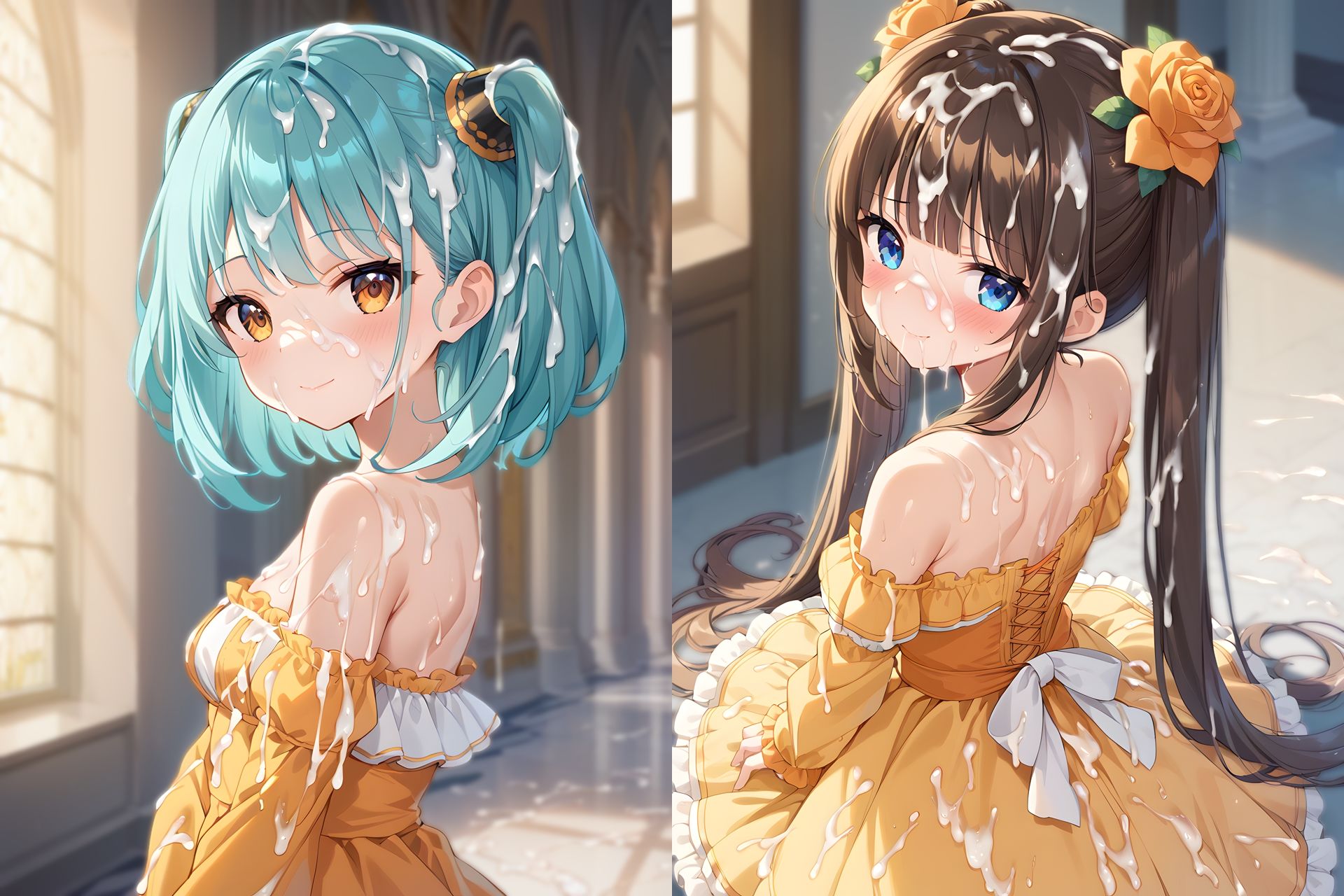 ドレスぶっかけCG集2 画像7