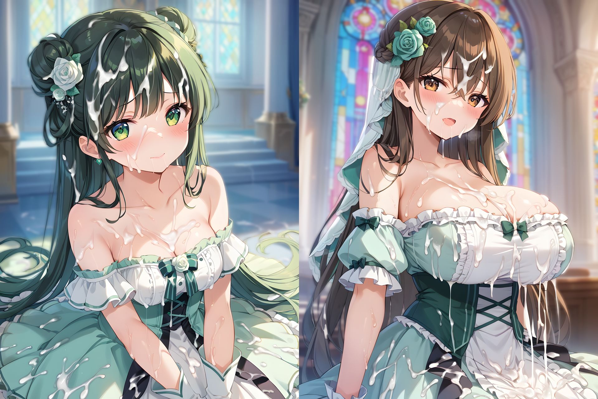 ドレスぶっかけCG集2 画像8