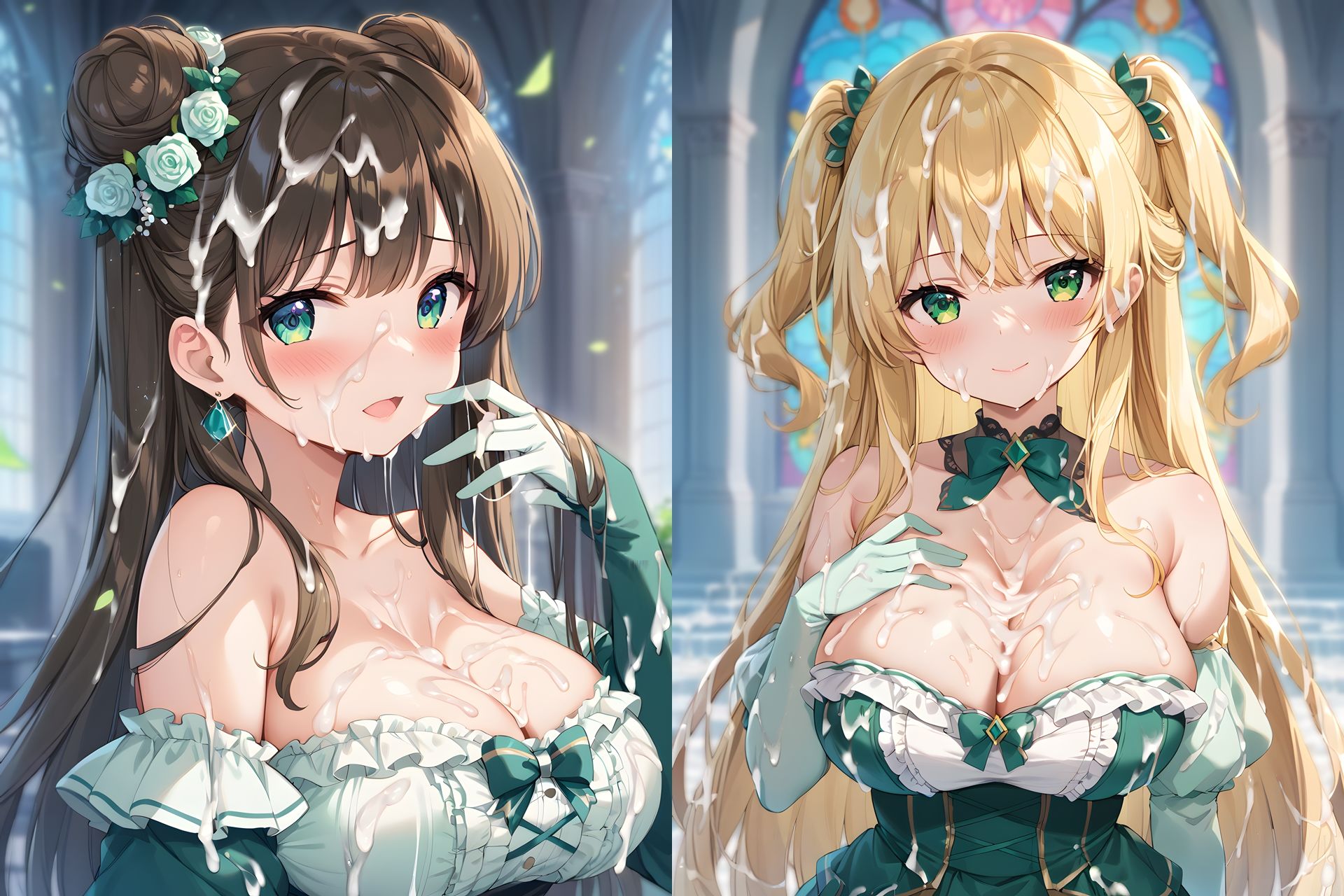 ドレスぶっかけCG集2 画像9