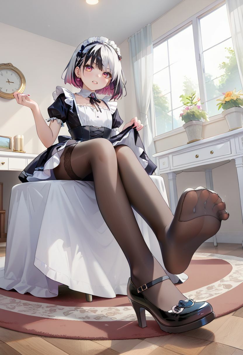 サンプル画像2:女王様と舐め犬 vol.12 メイド編(wood man) [d_719418]