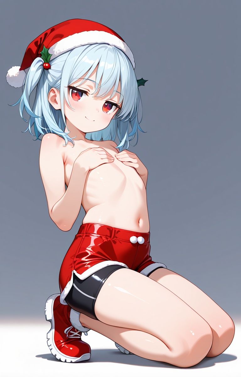 【エロ漫画】【あおいろ＊グラフィ】サンタコス少女15人（2025年12月号）10