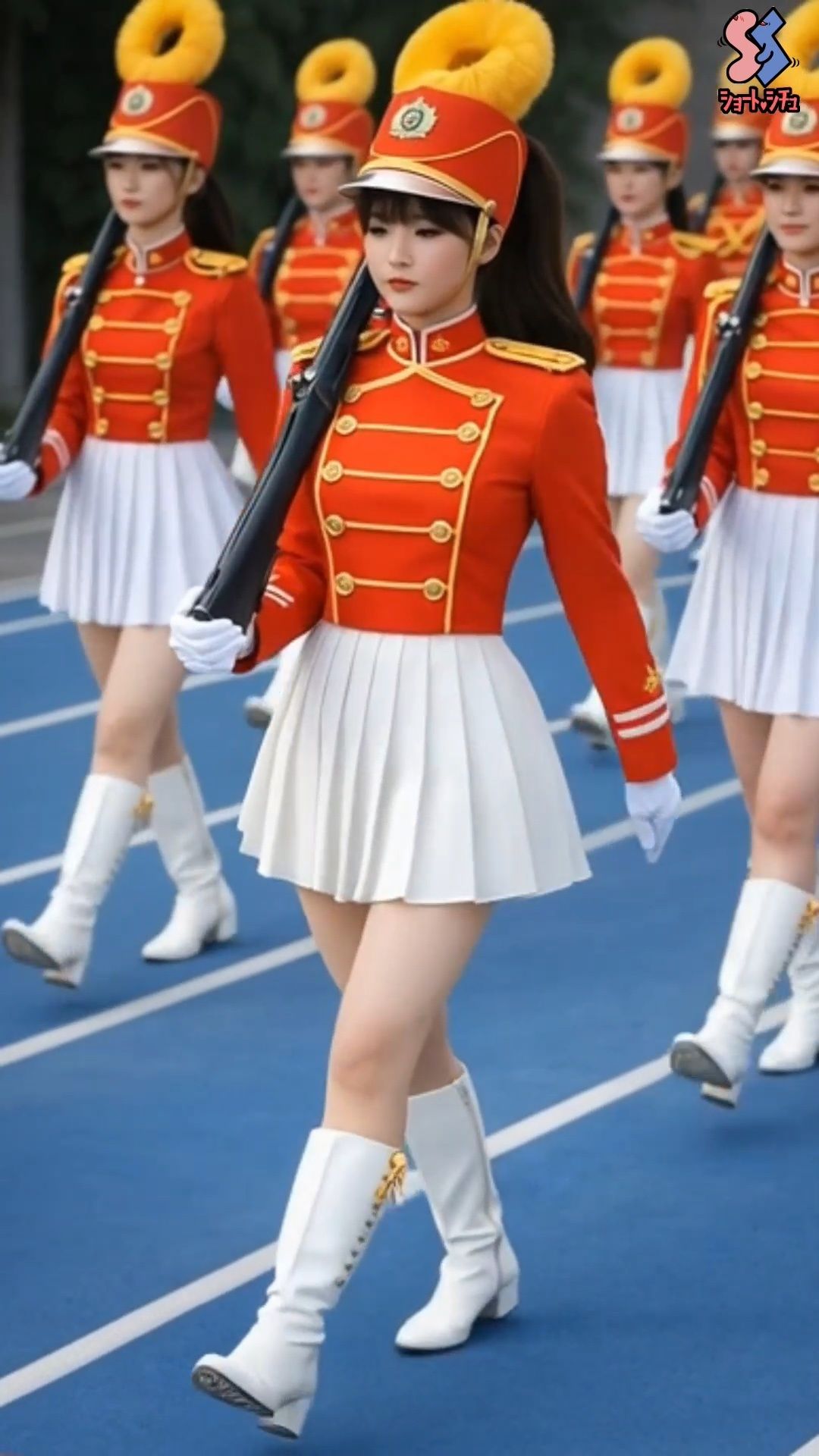 気絶した儀仗隊員を実習室で 画像2