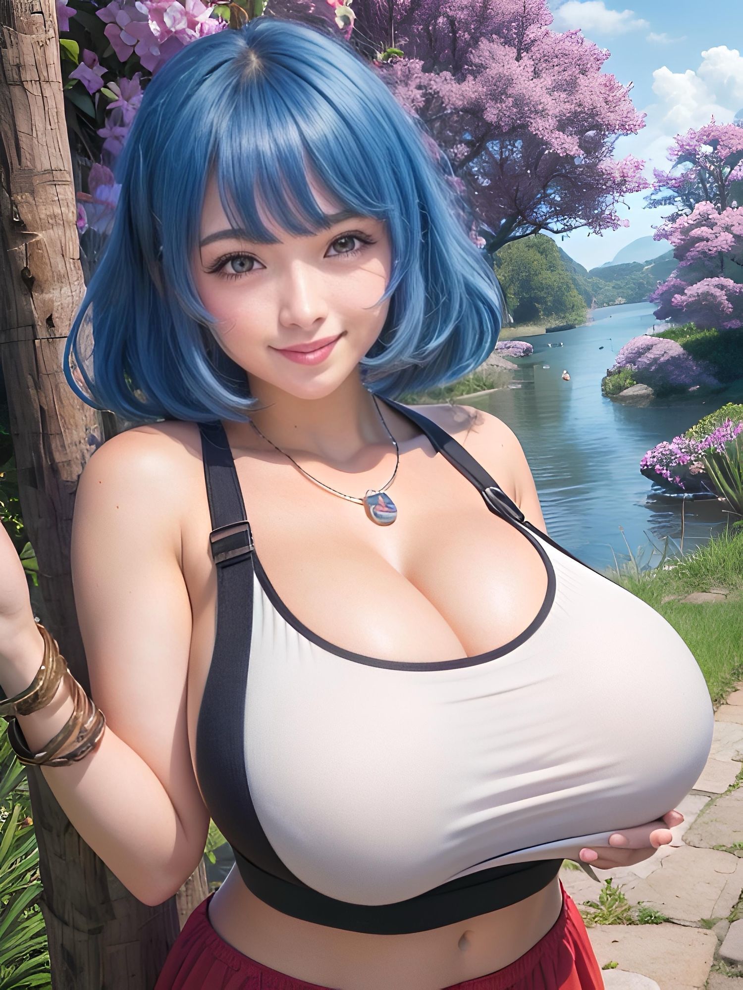 サンプル画像6:タンクトップ爆乳(naoji22222) [d_719695]