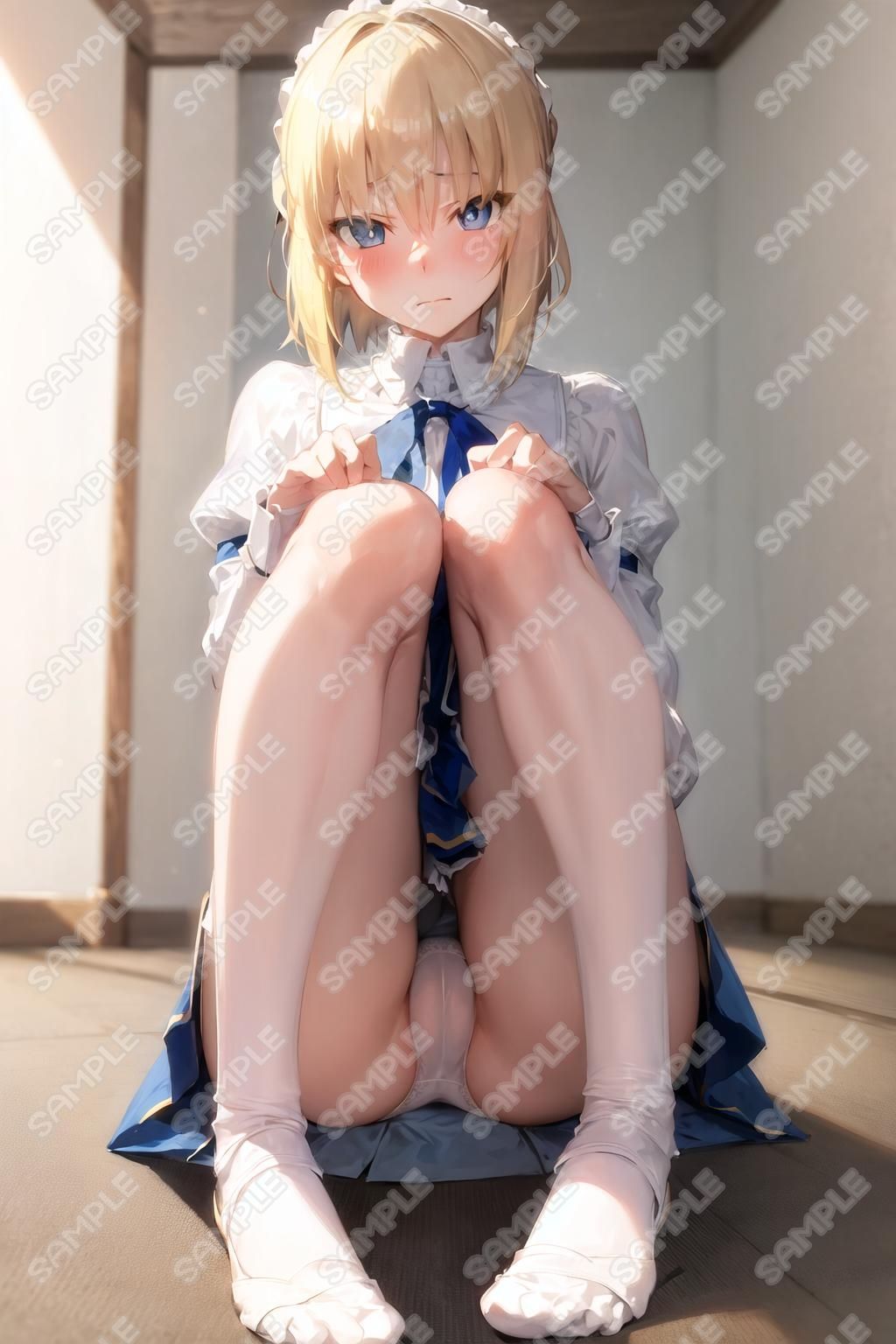 キャラフェチ  騎士王  体育座りパンチラ編2 画像2