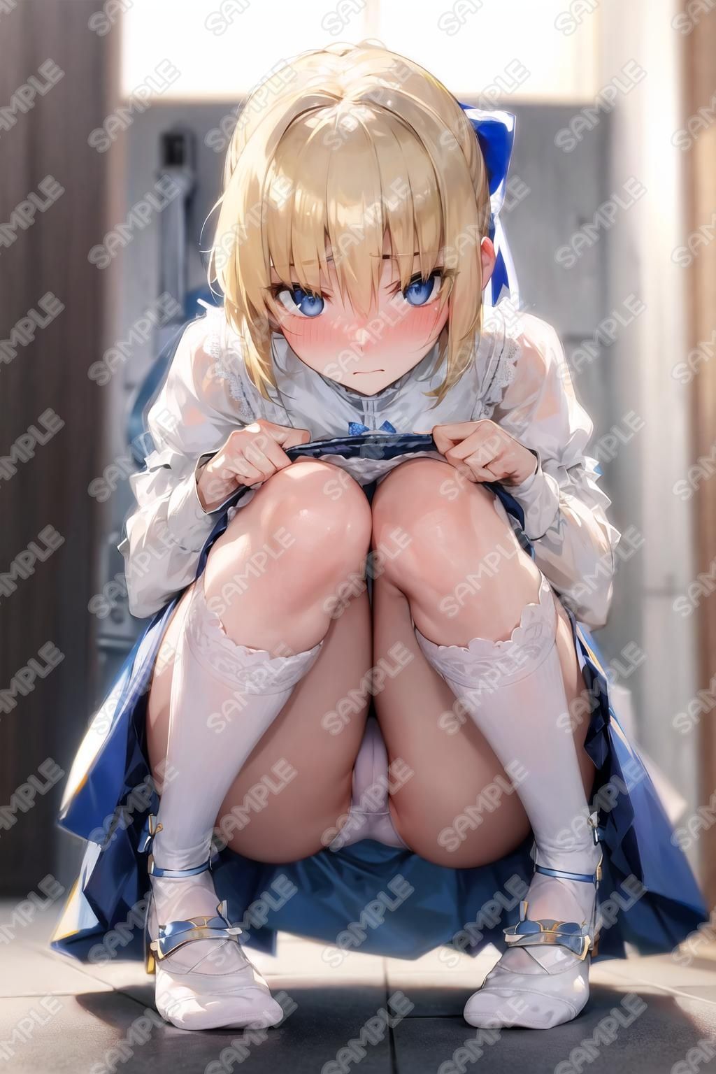 キャラフェチ  騎士王  体育座りパンチラ編2 画像7