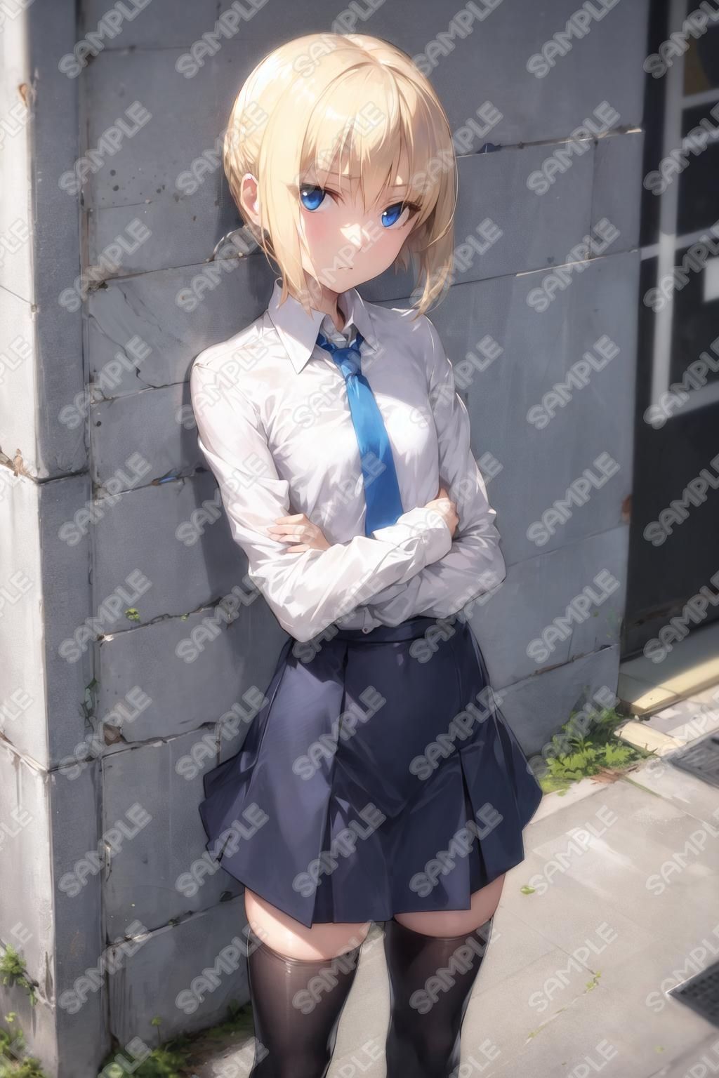 サンプル画像1:キャラフェチ  騎士王  街中で赤面編(フェチ工房) [d_719735]