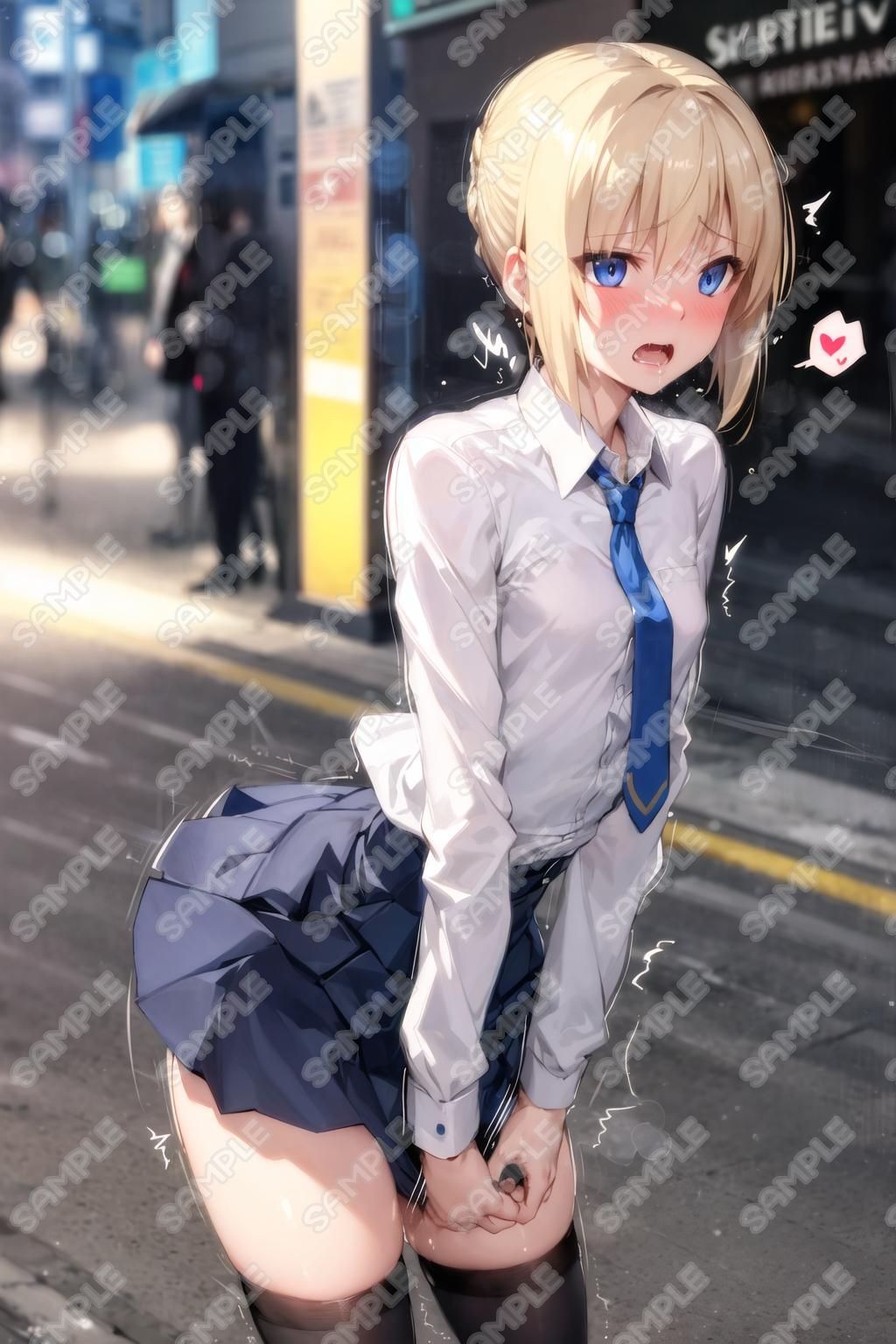 キャラフェチ  騎士王  街中で赤面編 画像4