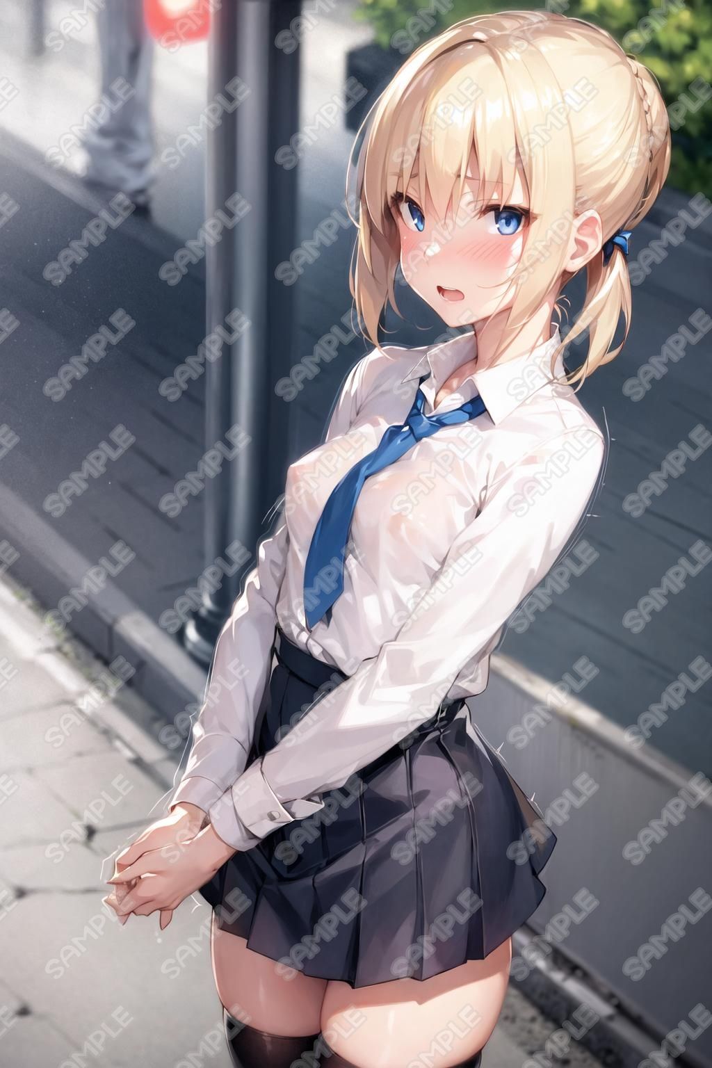 サンプル画像6:キャラフェチ  騎士王  街中で赤面編(フェチ工房) [d_719735]