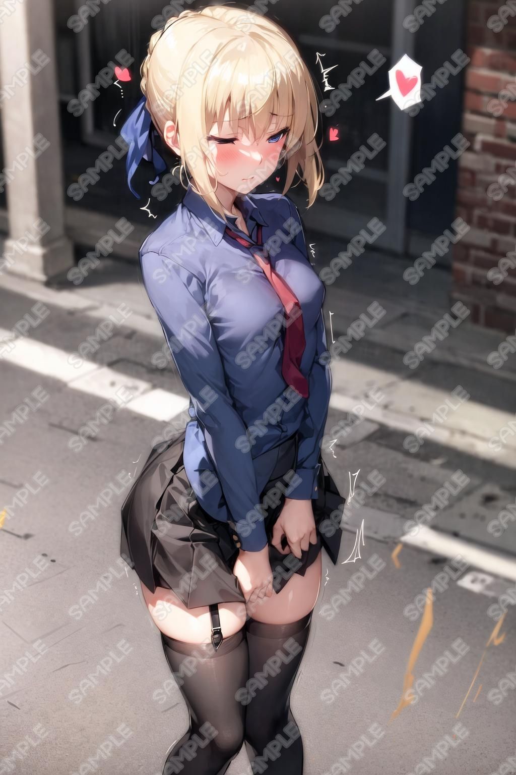 キャラフェチ  騎士王  街中で赤面編 画像7