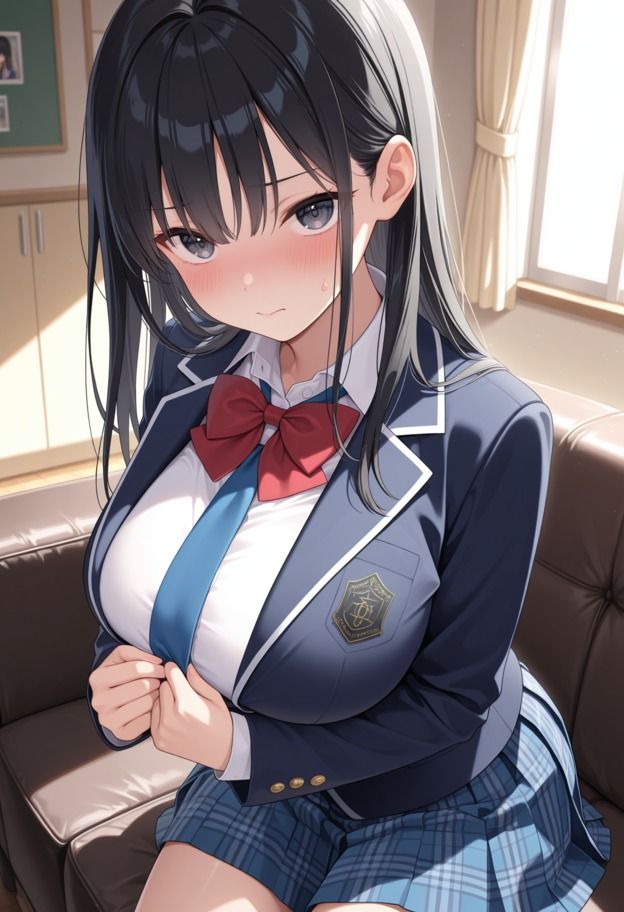 サンプル画像3:女子校生完堕ち特別性指導〜黒髪巨乳生徒の涙目絶頂調教記録〜(みるきーたろう) [d_719755]