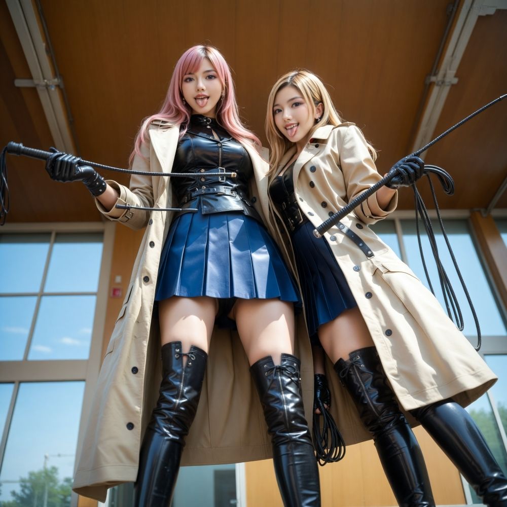 制服QUEEN ブーツ9 ＆ トレンチコート 画像5