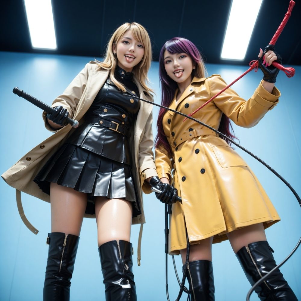 制服QUEEN ブーツ9 ＆ トレンチコート 画像6