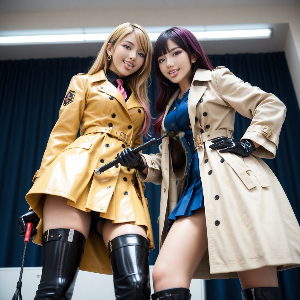 制服QUEEN ブーツ9 ＆ トレンチコート 画像7