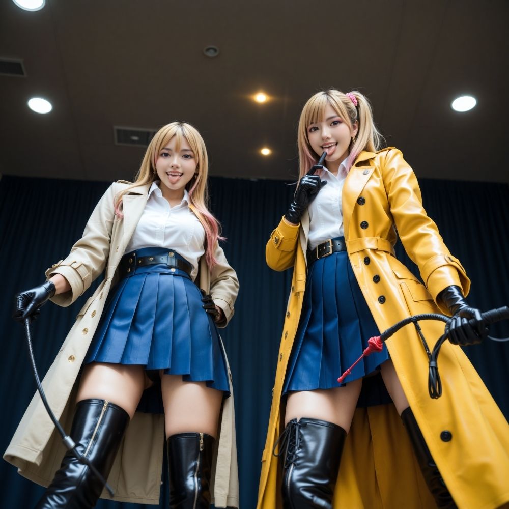 制服QUEEN ブーツ9 ＆ トレンチコート 画像8