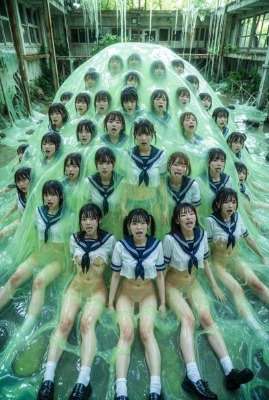 サンプル画像5:スライムに支配された学園 Vol.1 – 動画付き(ポンスケ製作所) [d_719783]