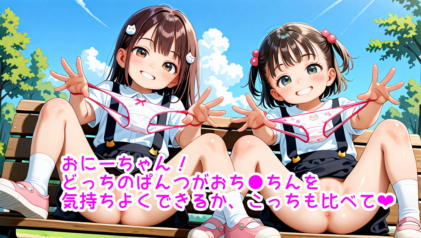 【エロ漫画】おまんまん見せて♪せいくらべふれんず＆しすたーず7