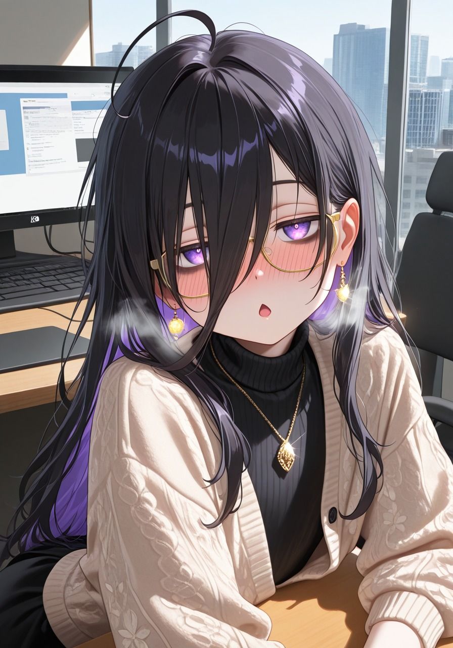 サンプル画像1:＜＜3作目＞＞OL男の娘ちゃんとの深夜の残業ふたりえっち！＃3(おす娘コーポレーション) [d_719839]