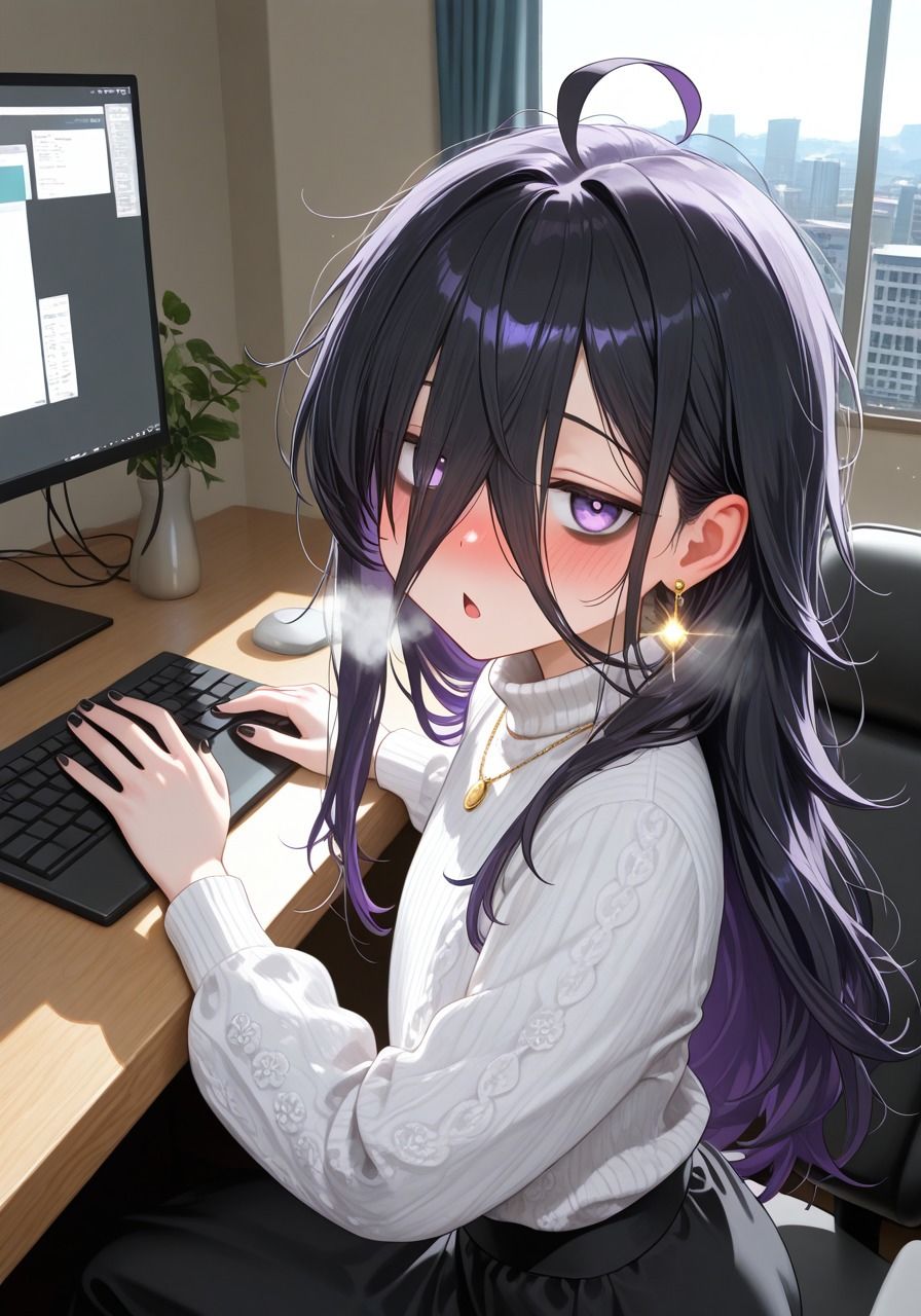 ＜＜3作目＞＞OL男の娘ちゃんとの深夜の残業ふたりえっち！＃3 画像2