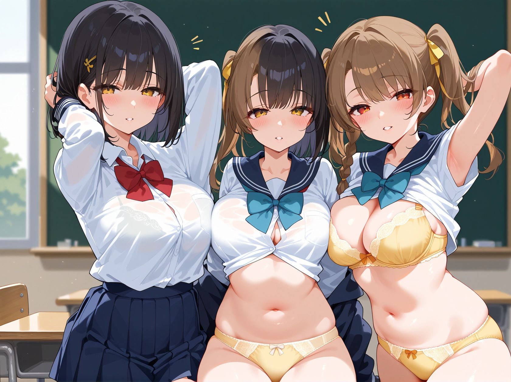 サンプル画像1:清楚な女子生徒と新米教師  禁断のイケナイ関係(あんあんつけぼー) [d_719918]