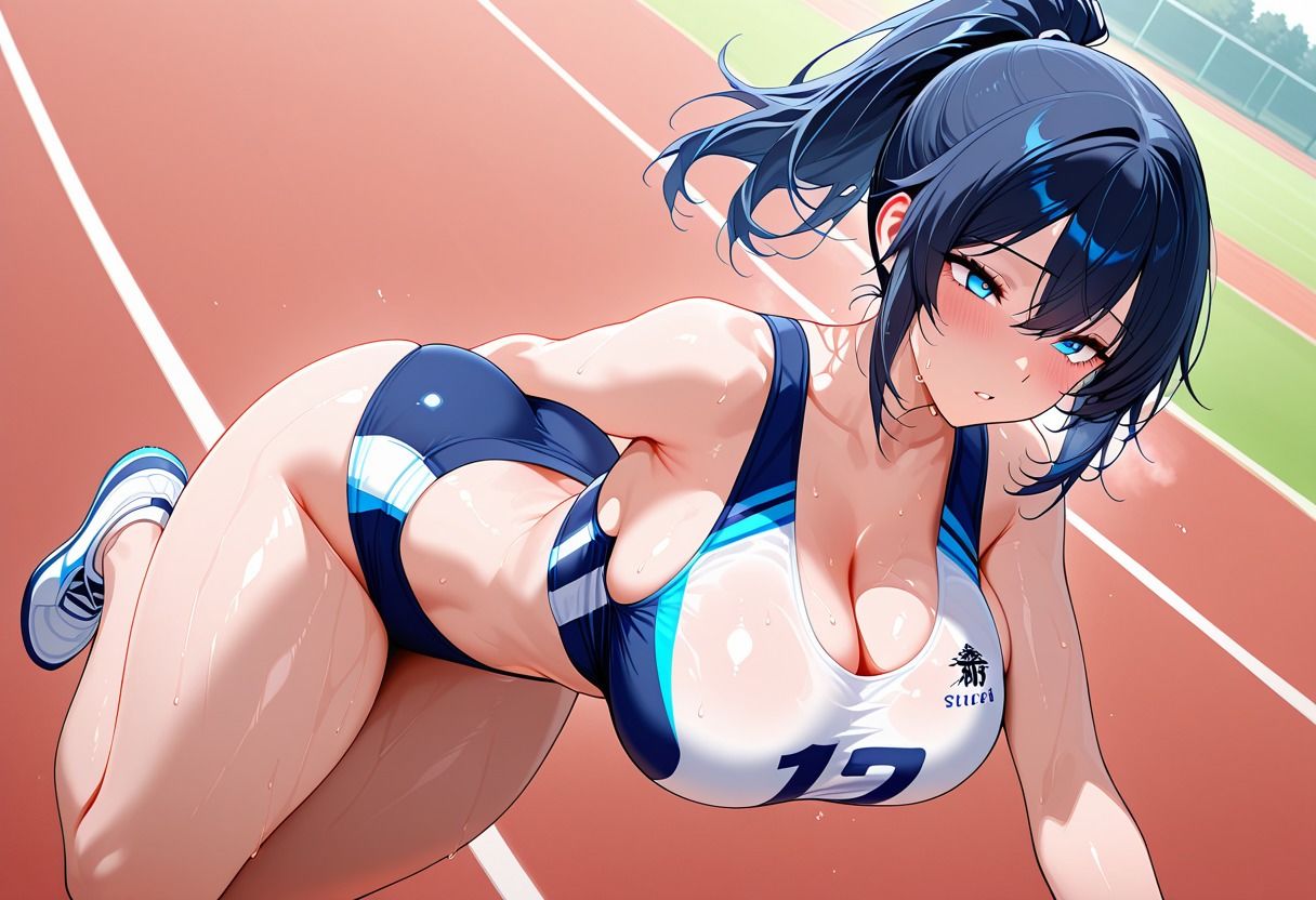 サンプル画像2:【433枚】爆乳学園陸上部は合宿中の肉便器 -色白編-(ニクナ) [d_719922]