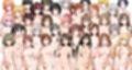 【女性のみ-Normal】41キャラ イラストまとめ ＋ 34人背の順イラスト〜全裸Version〜