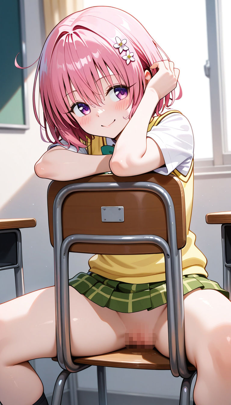 【エロ漫画】前の席のあの娘がすごいノーパンアピールしてくるモ〇＆ナ〇編2