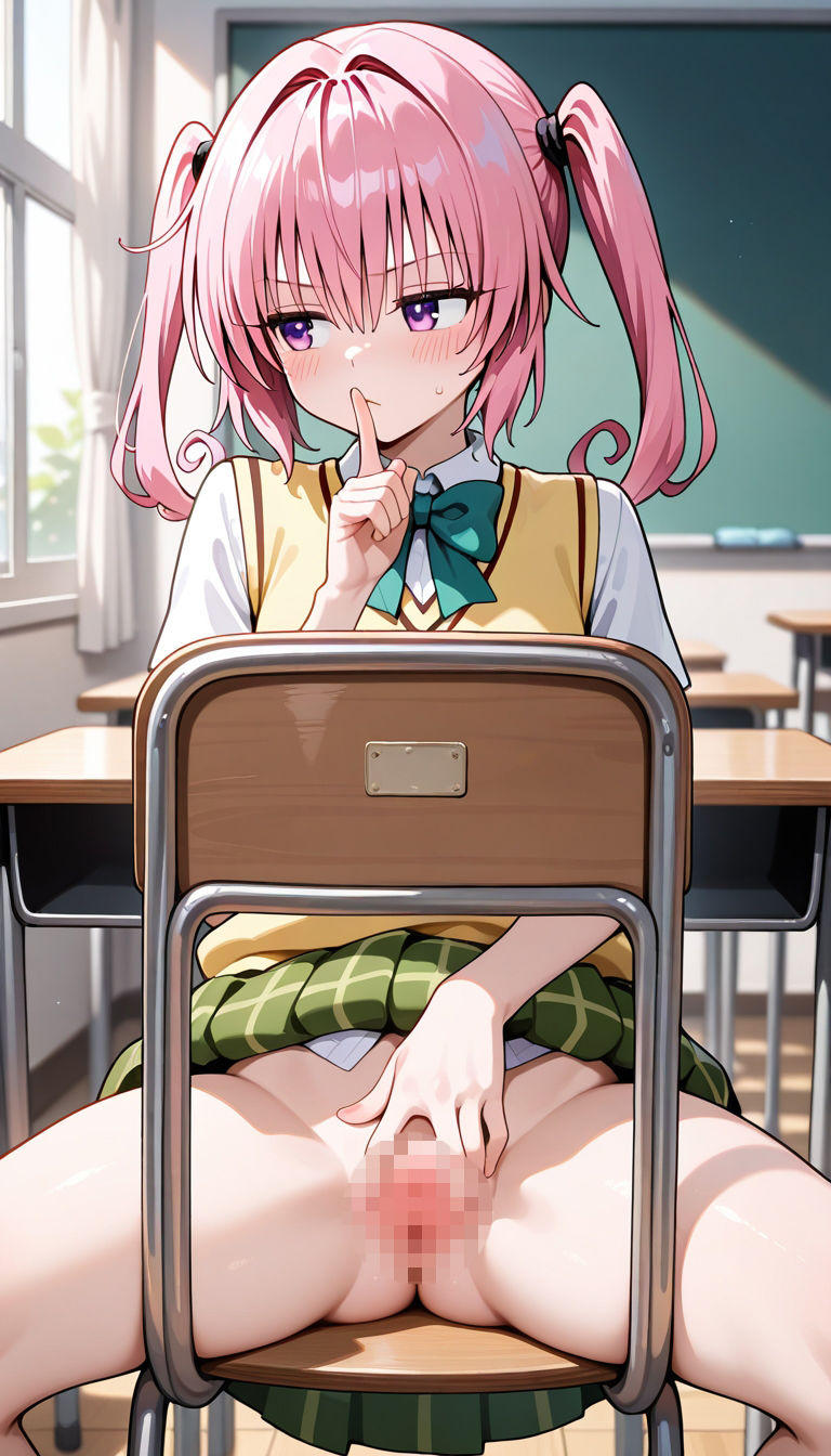 【エロ漫画】前の席のあの娘がすごいノーパンアピールしてくるモ〇＆ナ〇編4