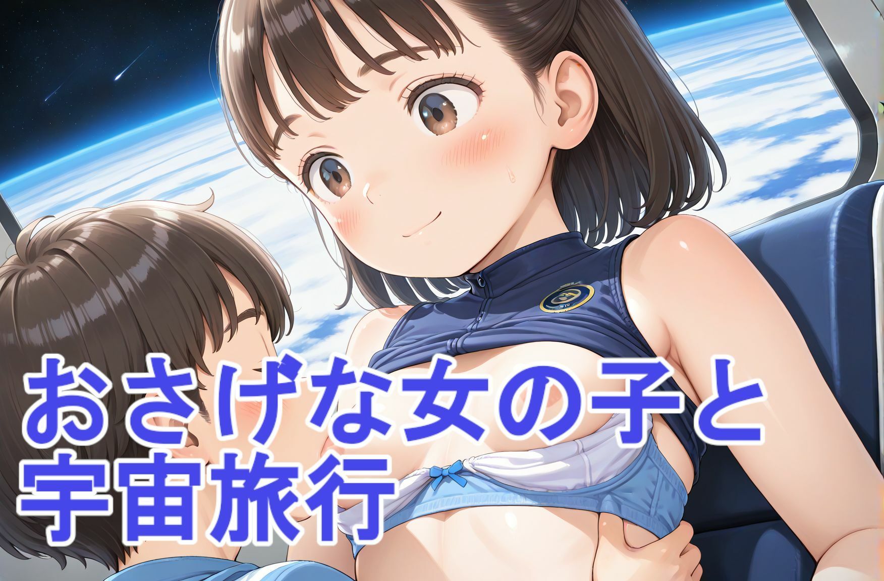【エロ漫画】【動画付き】おさげな女の子と宇宙旅行5