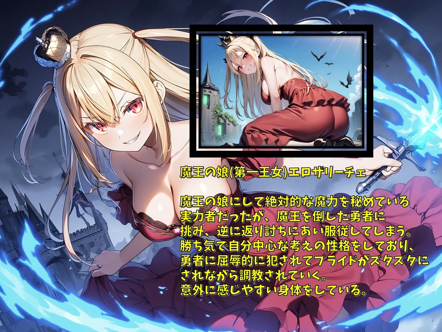 魔王城の調教姫〜勇者の肉棒で魔王の娘を完全調教！いざ専用肉便器奴●へ〜 画像2