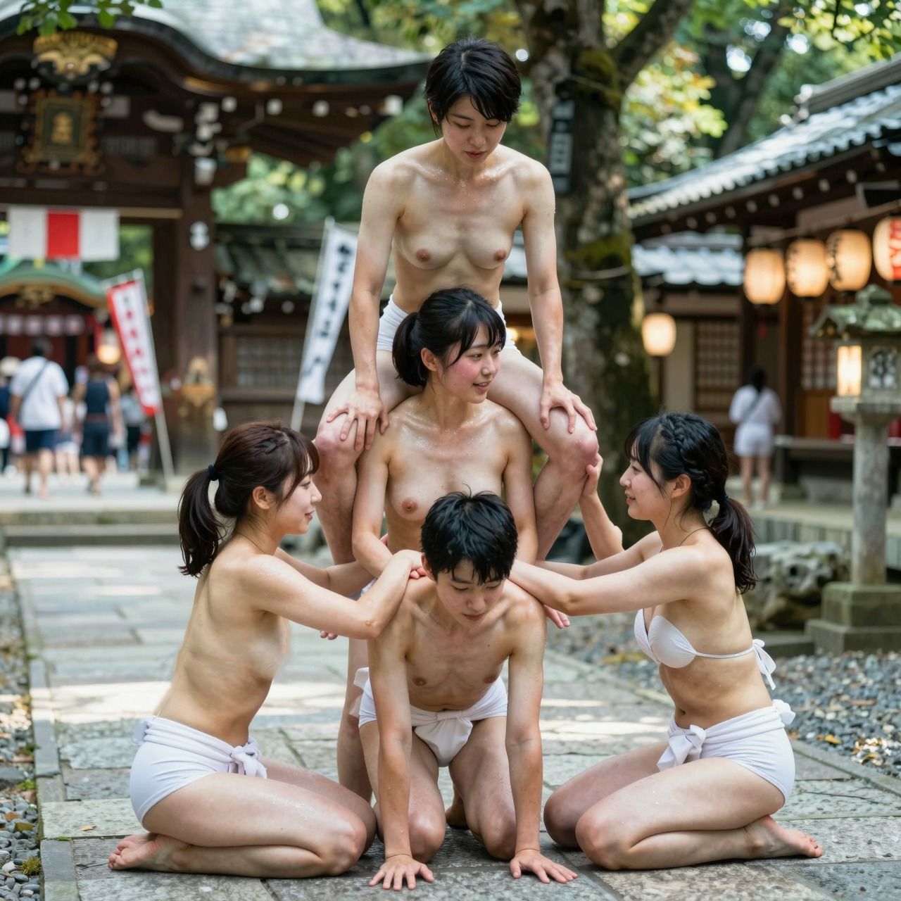 【動画】女子大生ふんどし祭り｜お祭りサークル 青春練習ドキュメント 画像7