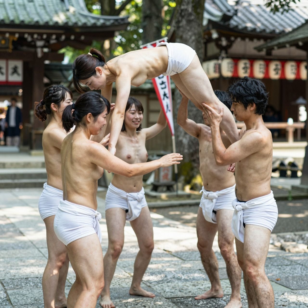 【動画】女子大生ふんどし祭り｜お祭りサークル 青春練習ドキュメント 画像8