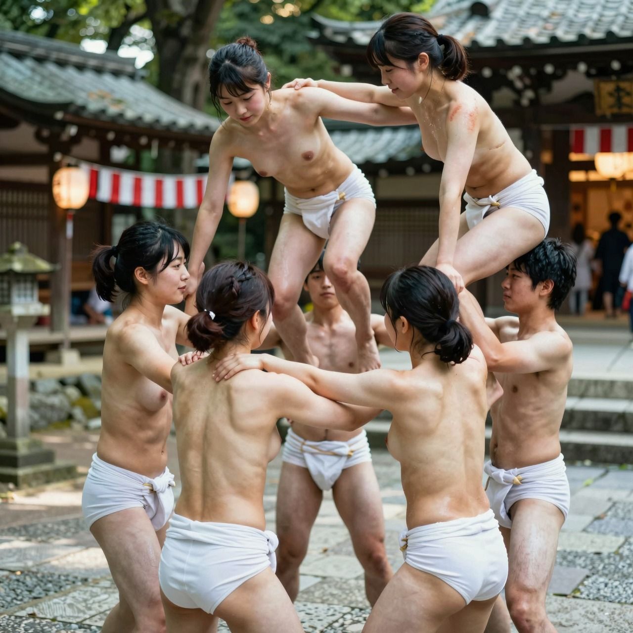 【動画】女子大生ふんどし祭り｜お祭りサークル 青春練習ドキュメント 画像10