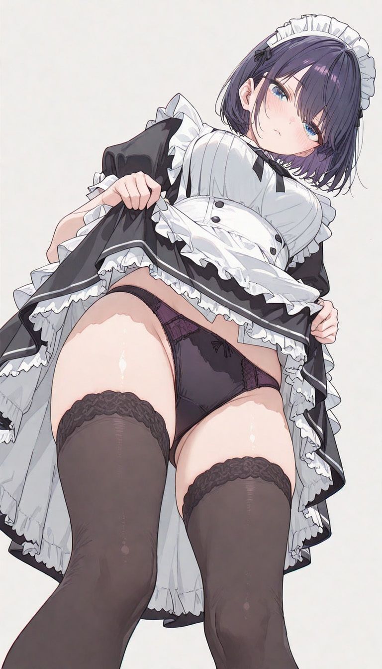 紫髪メイドのご奉仕H(500枚) 画像1