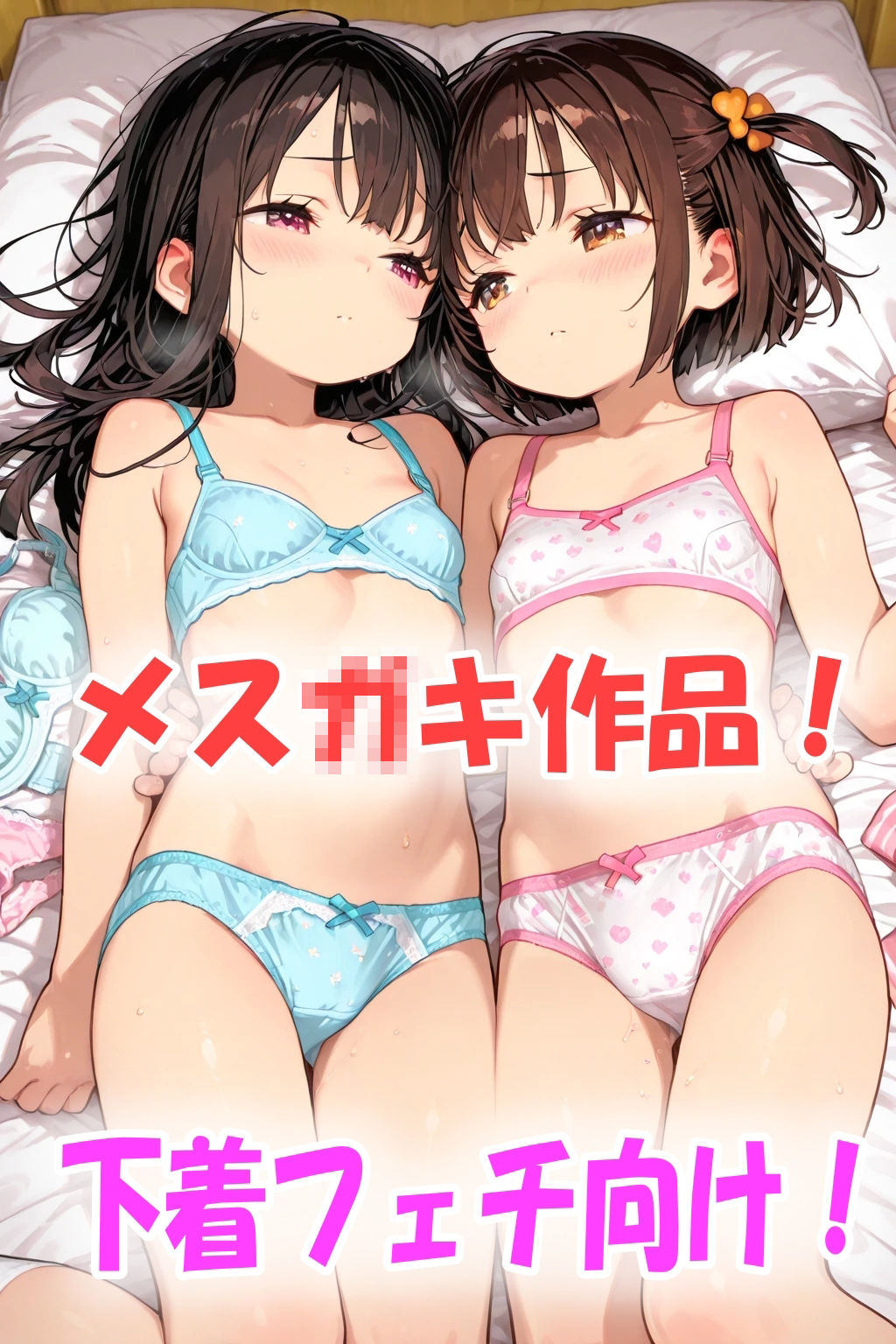 百合作品！女の子達の秘密の下着イラスト300枚_1