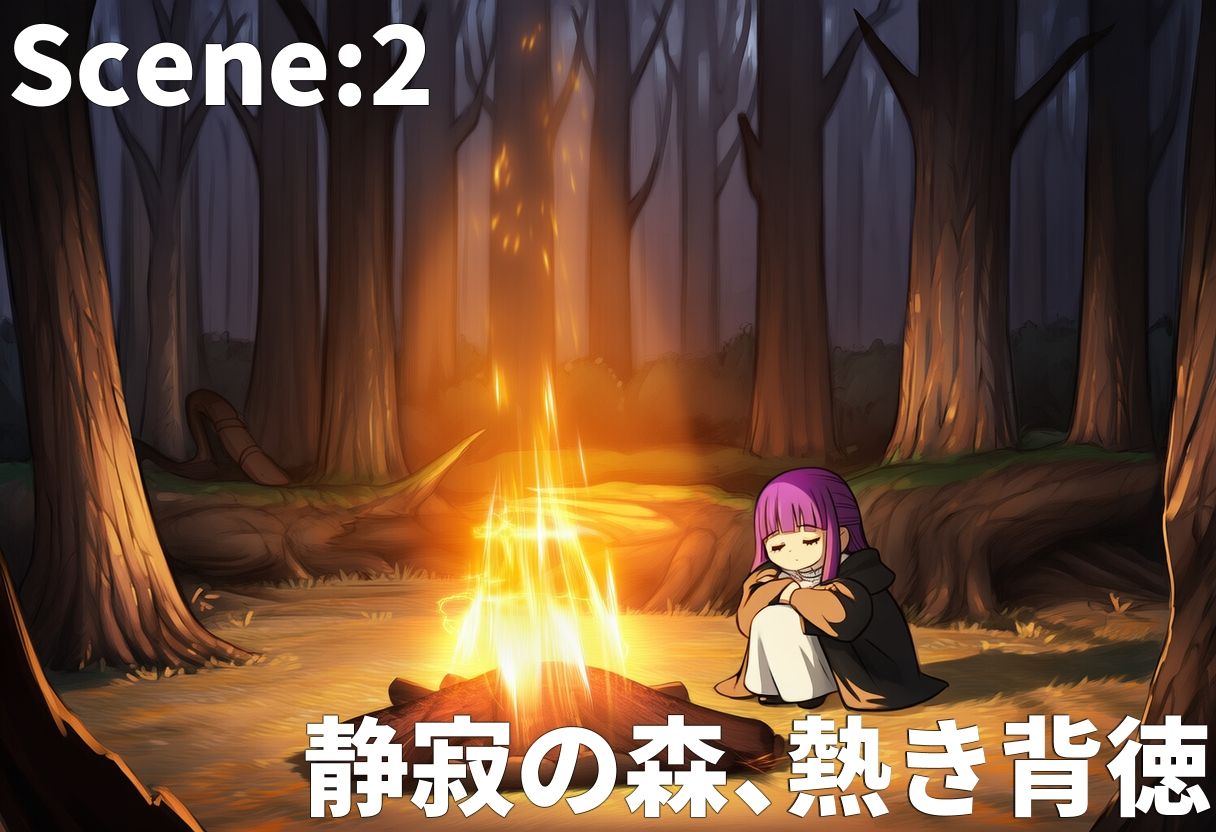 サンプル画像4:【葬送のフリーレン】フェルン 禁忌の3連パイズリ(バス停前) [d_720388]