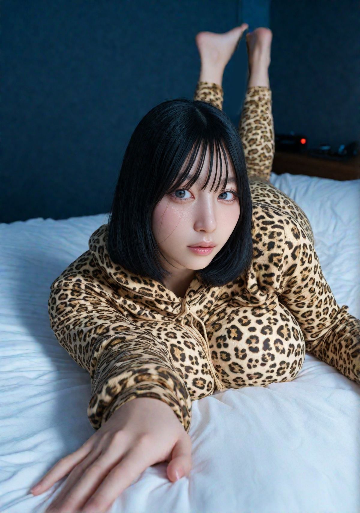 ヒョウ柄着ぐるみ彼女がエロカワ過ぎた件 画像1