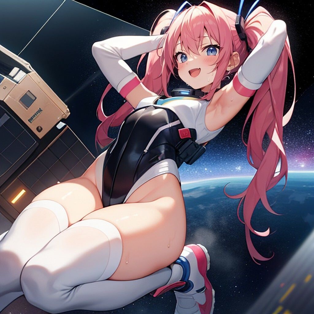 近未来宇宙服風美少女さん サンプル画像 2