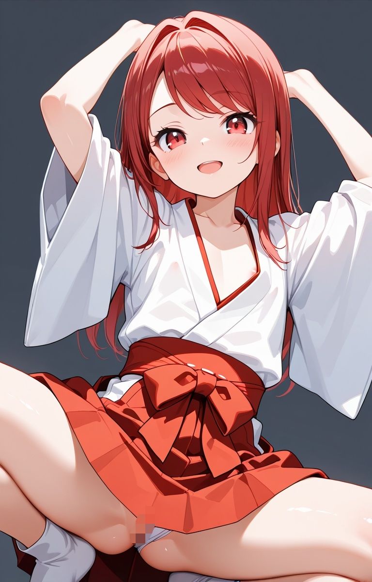 【エロ漫画】【あおいろ＊グラフィ】巫女服少女15人2026年01月号9