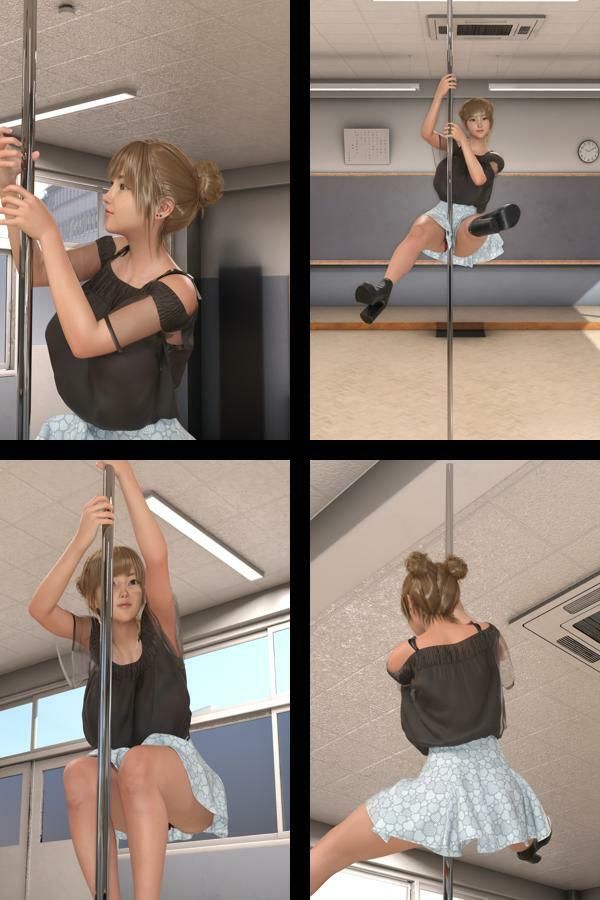 【chrl100】一ノ瀬廻里のポールダンス写真集-ON THE POLE-07c 画像2