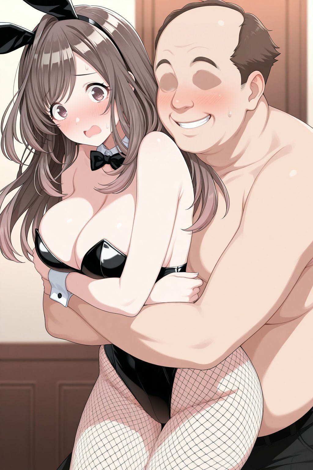 サンプル画像2:月岡●鐘（バニー） キモおじにより強●種付け(HI) [d_720786]