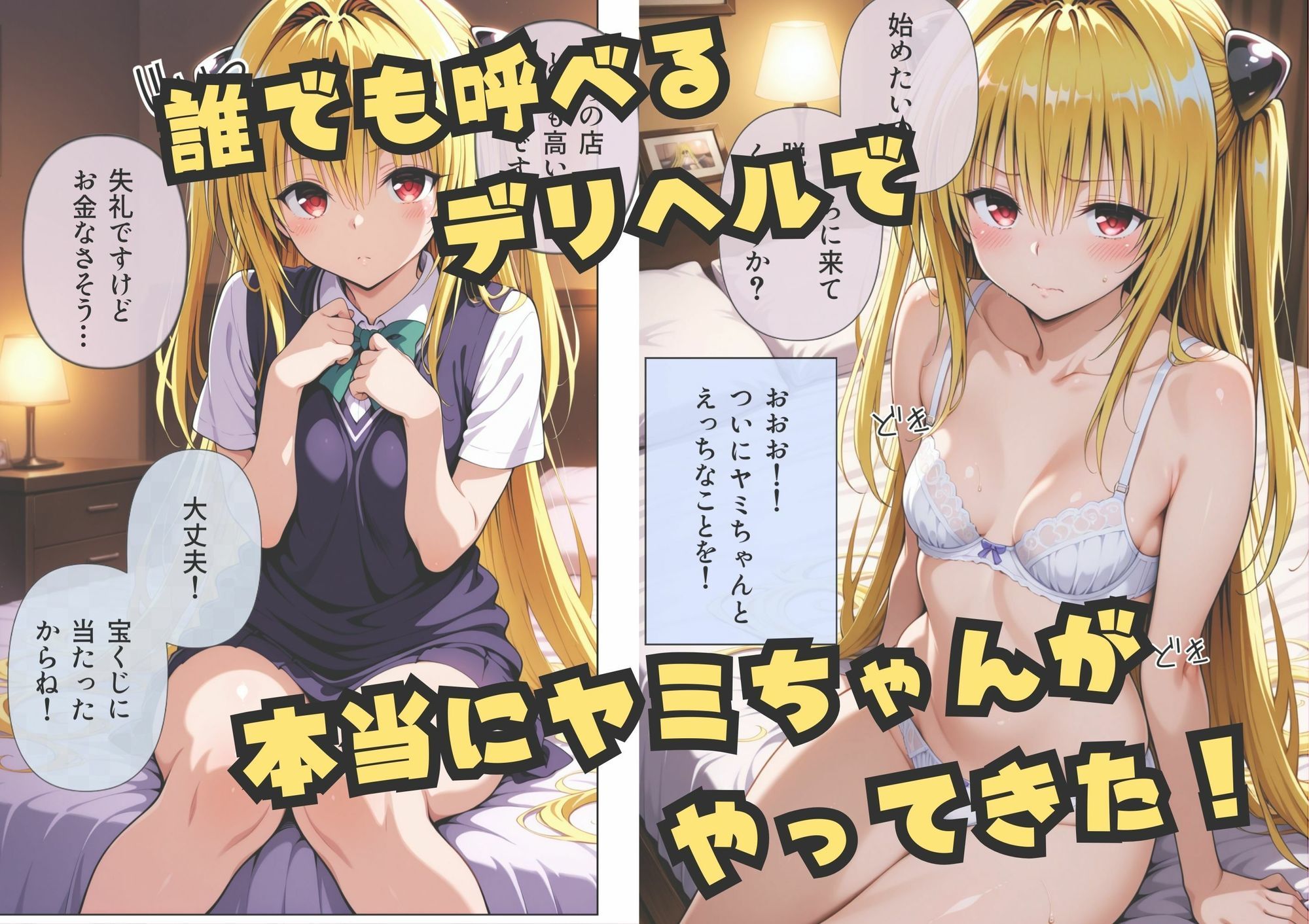 サンプル画像2:【動画付】デリヘルっ娘！ヤミ編(しゅんぽ出版) [d_720806]