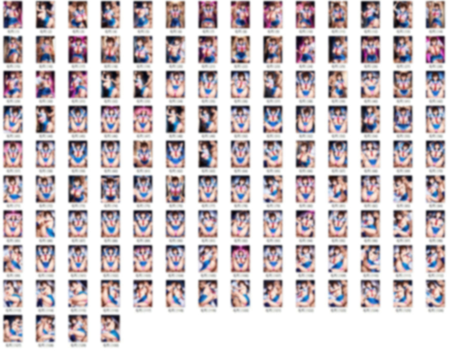 サンプル画像2:毛利蘭  新作4シリーズセット 1（370枚）(HKMアート) [d_721026]